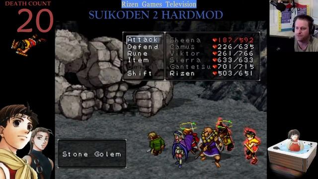 Suikoden 2 Hardmod, Boss 11 Golem смотреть онлайн