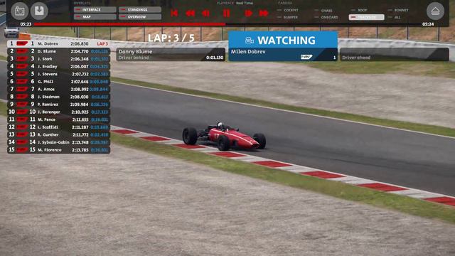 Automobilista 2 Formula Vintage Gen1 Circuit De Barcelona смотреть онлайн