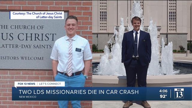 Utah missionary among 2 killed in head-on collision смотреть онлайн
