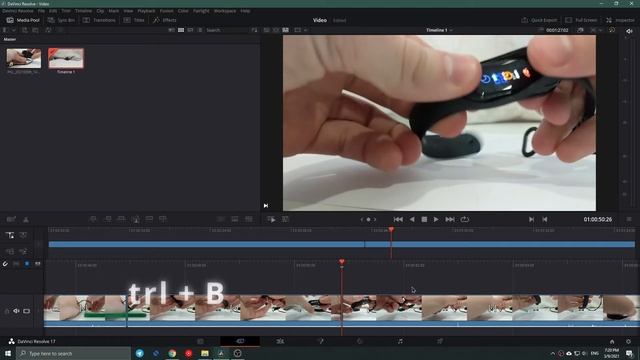 Как обрезать видео в Davinci resolve смотреть онлайн