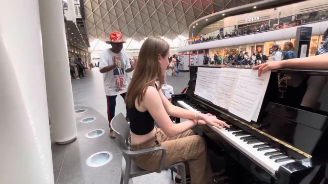 Tall Teenage Girl Dares To Play The Forbidden Piano