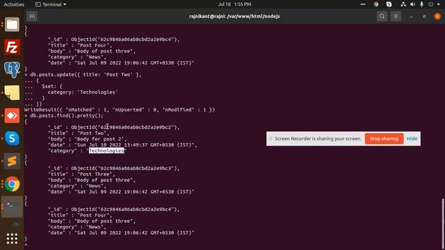 Update only specific fields in MongoDB | MongoDB Tutorial смотреть онлайн