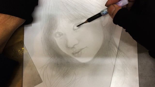 【絵を描いてみては】真夜中の少し絵画制作　新内眞衣を描く смотреть онлайн