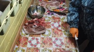✅Разделываем? ?ЗАДОК в СБОРЕ с КРЕСТЦОМ (кострец)