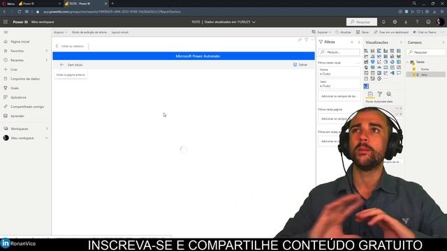 Como disparar Fluxo do Automate no Power BI - Enviar Email , Teams , atualizar Excel pelo Power BI смотреть онлайн