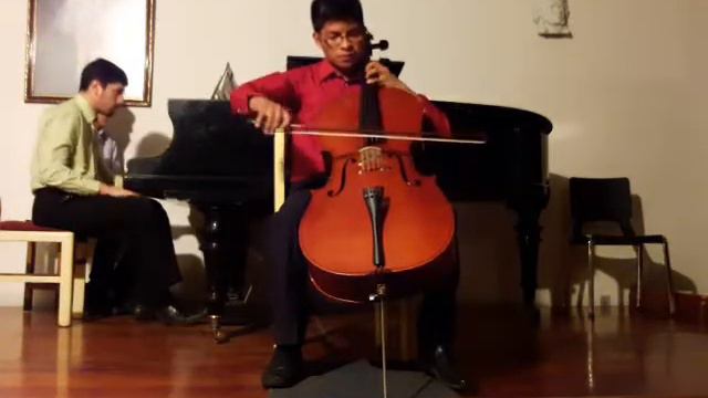 Bach: Arioso in G, for cello - Ailton Queteguari смотреть онлайн