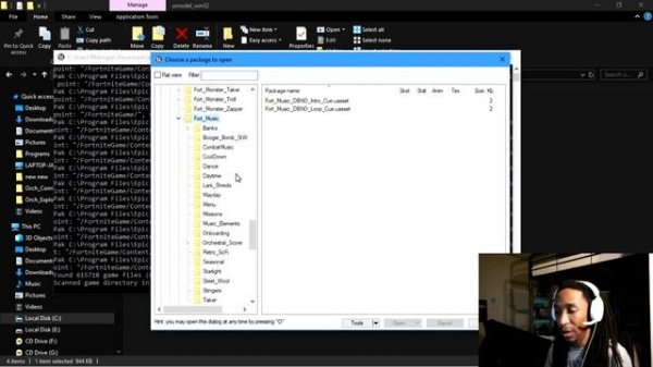 Fortnite - How extract Fortnite Music from your game files