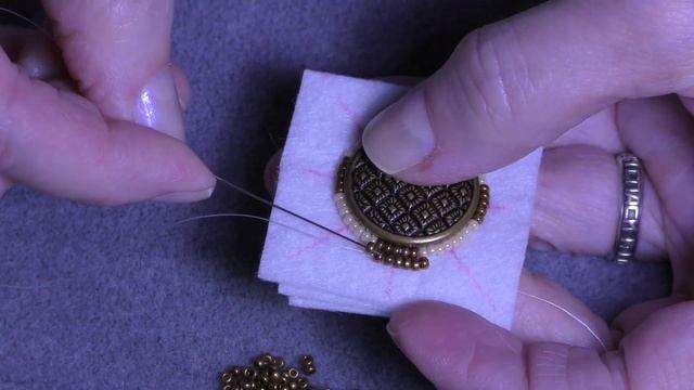 Tutorial: Button Brooch Advanced. Пуговица Брошь Орден. Усложнённый вариант. смотреть онлайн