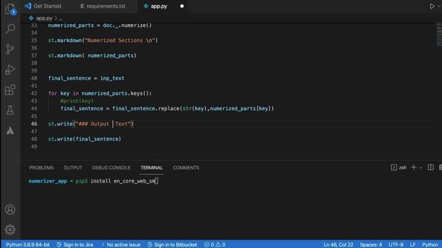 Numerizer - Spacy powered Streamlit deployed on Hugging Face for Free - Applied NLP Tutorial смотреть онлайн