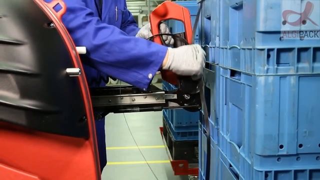 Стреппинг машина Ergopack AIR обвязка паллет на возвышенностях смотреть онлайн