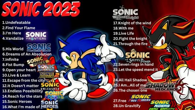 Top Sonic Songs 2023 | 2 hours of AWESOME Sonic Music | Sonic ost смотреть онлайн