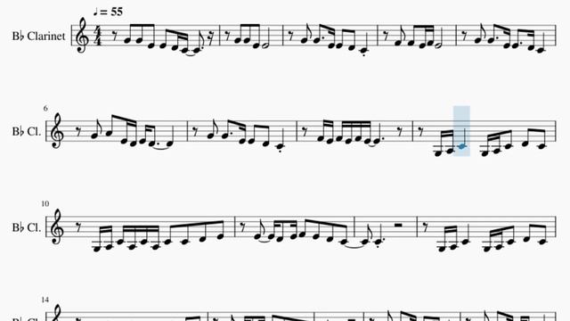 SUPER EASY Clarinet Sheet Music: How to play Say You Won't Let Go by James Arthur смотреть онлайн