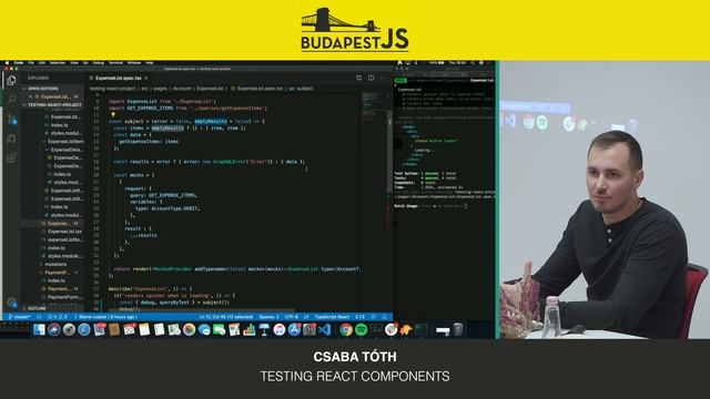 Csaba Tóth - Testing React Components смотреть онлайн