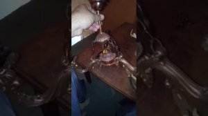 Переделка подаренной люстры. Уменьшение высоты. Замена люстр.
