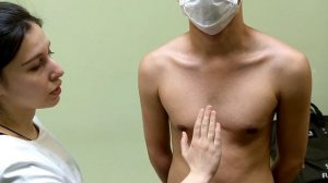 Пальпация сердечного толчка