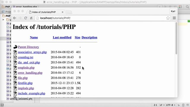 PHP Tutorial - #84 - Error Handling: Displaying Errors смотреть онлайн