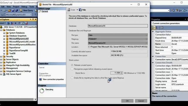 Reducing database size and All Table records size in SQL | SQL server shrink database #file . #New смотреть онлайн