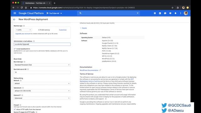 انشاء موقع ووردبريس خلال دقائق على Google Cloud platform смотреть онлайн