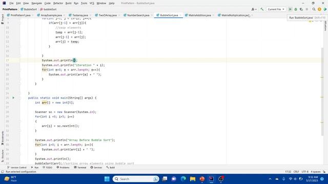 Bubble Sort in Java - Data Structure & Algorithms смотреть онлайн