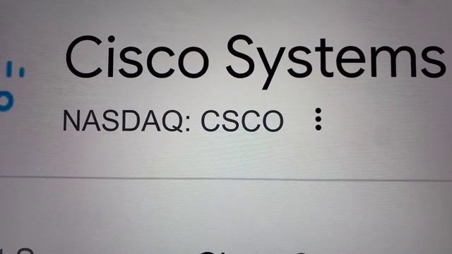 ? Cisco Systems Inc. CSCO Stock Trading Facts ? смотреть онлайн