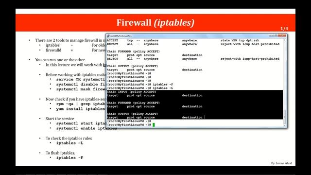 Firewall iptables – tables, chains and targets смотреть онлайн