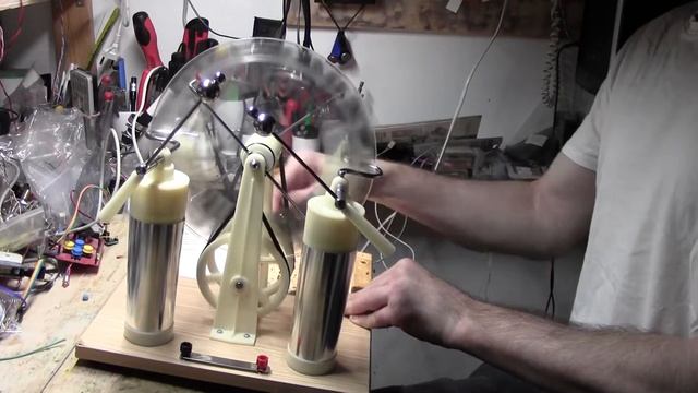 Пробный запуск - электрофорная машина - подарок В.И.Бровина смотреть онлайн