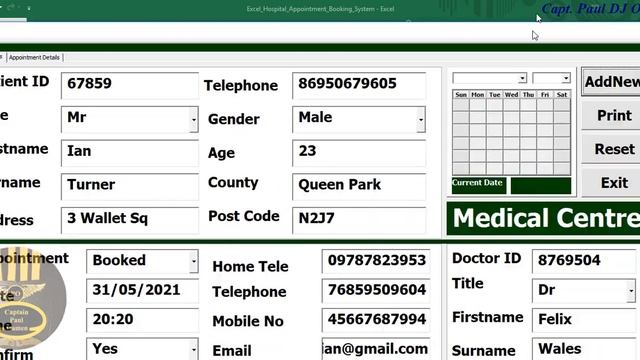 How to Create Hospital Appointment Booking System in Excel VBA - Part 2 of 2 смотреть онлайн
