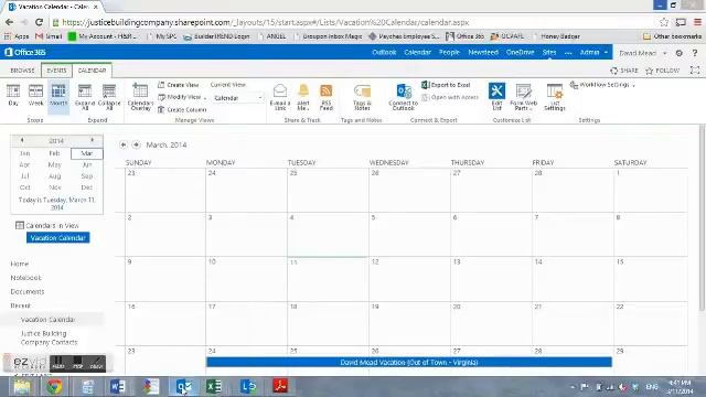 How to view the Vacation Calendar in your Outlook смотреть онлайн
