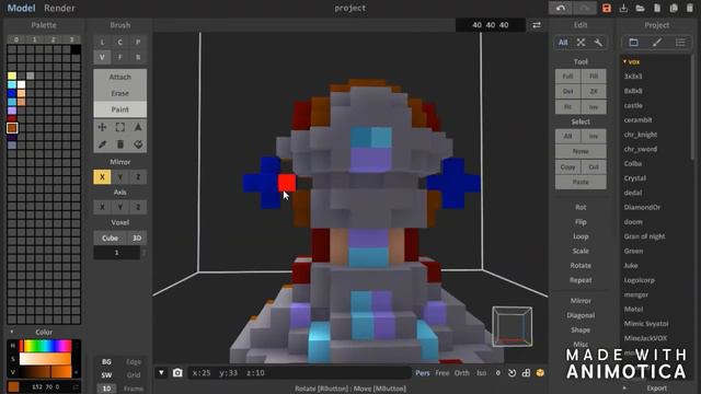 VoxelLapse: Создаем кузницу Защитника из игры Terraria / Creating The Defender Forge From Terraria