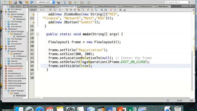 Java GUI Lecture 5 video 3 смотреть онлайн