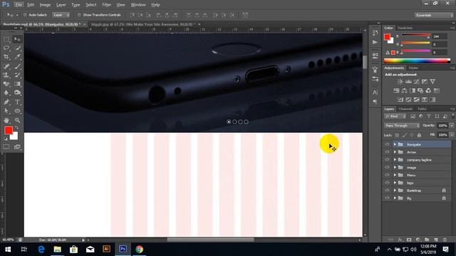 Photoshop Web Template смотреть онлайн