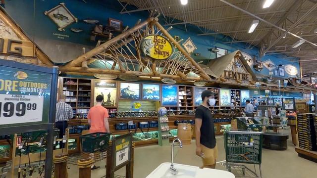 BASS PRO Shop Best Outdoor Shop 4K Walking Shopping Tour смотреть онлайн