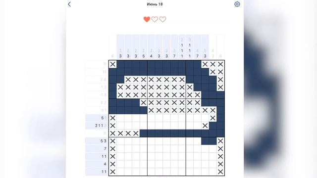 Прохождение игры NONOGRAM 18 июня смотреть онлайн