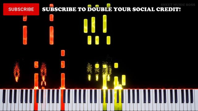 +100,000 SOCIAL CREDIT!!! (Red Sun In The Sky on PIANO) смотреть онлайн