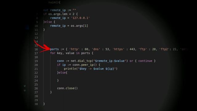 create a port scanner with vlang смотреть онлайн
