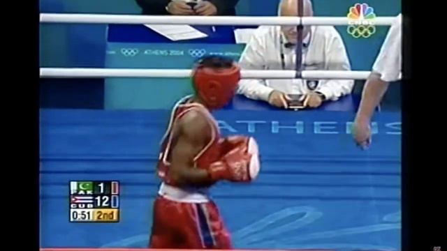 Guillermo Rigondeaux (CUB) Vs. Mehar Ullah (PAK) Athens 2004 Olympics (54kg)