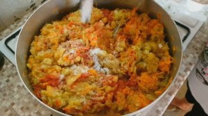 Жареная кабачковая икра на зиму