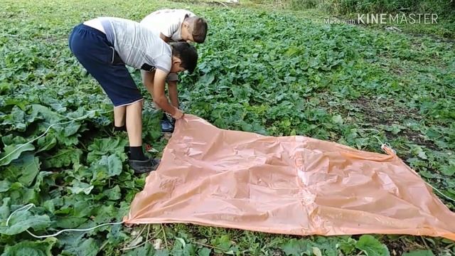 СВОИМИ РУКАМИ ПАРАШЮТ ИЗ МУСОРНЫХ МЕШКОВ смотреть онлайн