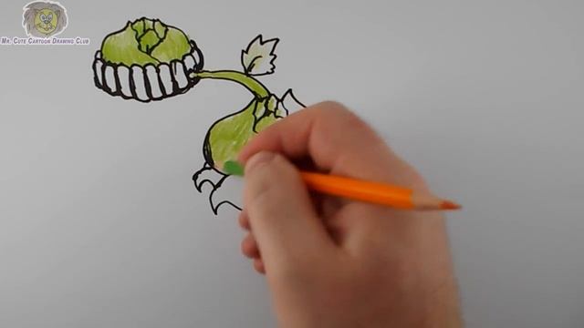 How To Draw Cabbage-pult (from plants vs zombies) смотреть онлайн