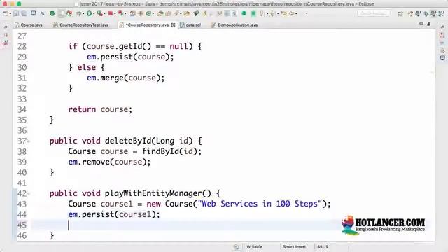 062 Step 18 JPA and Hibernate Annotations @UpdateTimestamp & @CreationTimestamp смотреть онлайн