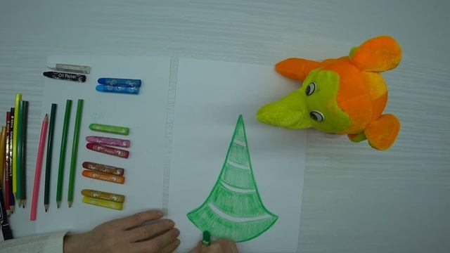 Как нарисовать ёлочку смотреть онлайн