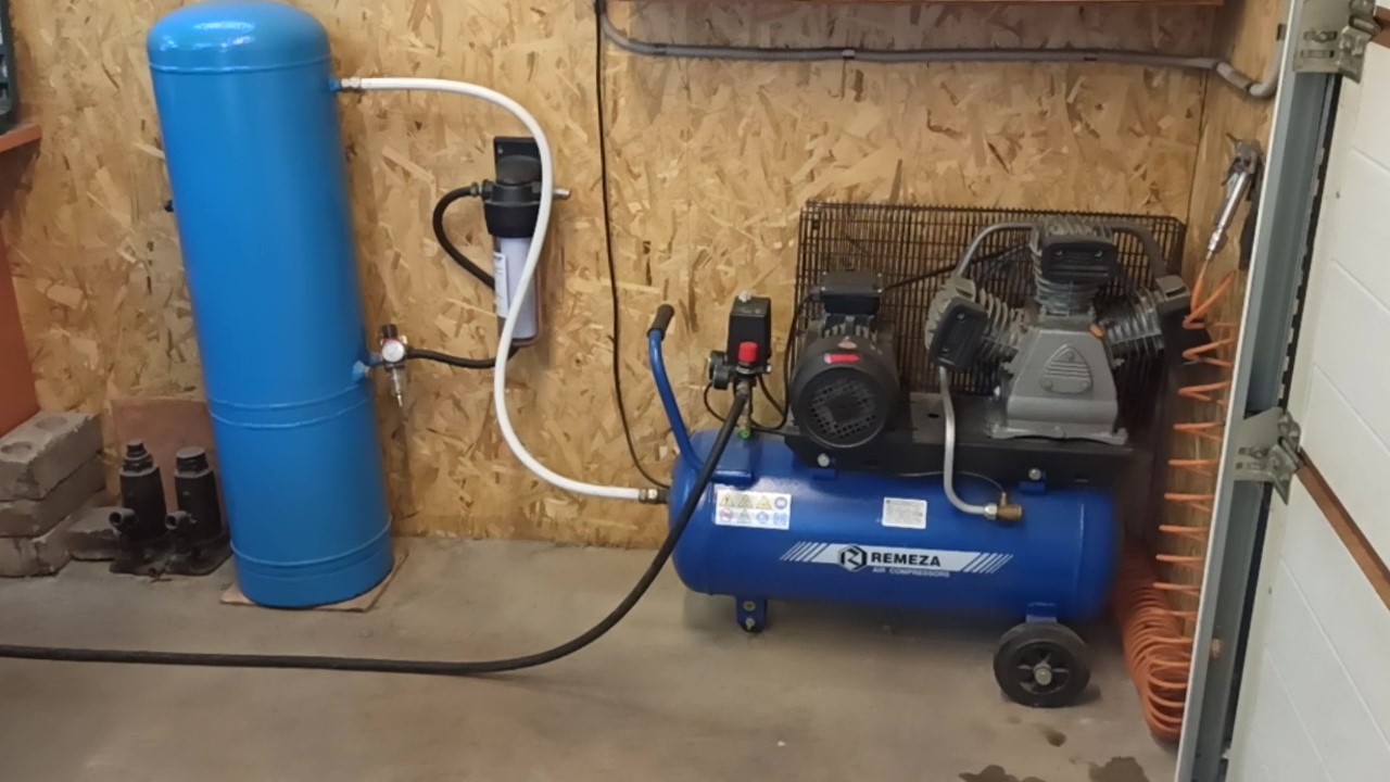 Как я увеличил объем ресивера для воздушного компрессора своими руками смотреть онлайн