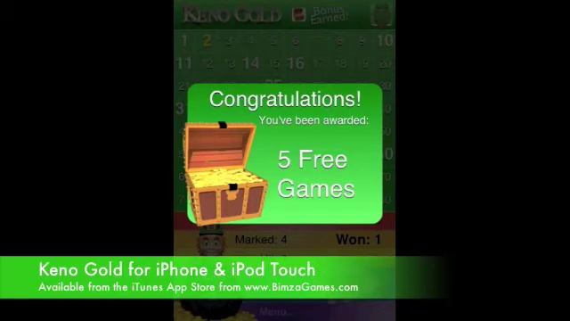 Keno Gold (for iPhone & iPod Touch) смотреть онлайн