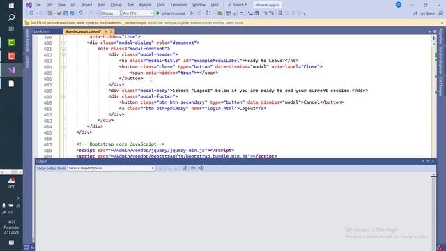 Asp.net Mvc Core 6.0 E-Ticaret Uygualması Template Oluşturma смотреть онлайн