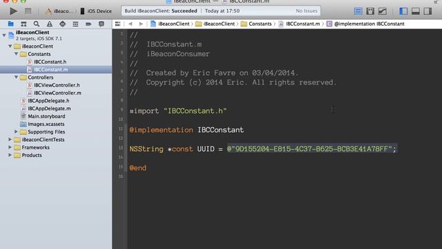 Paris iOS Livecode #6 - special iBeacon смотреть онлайн