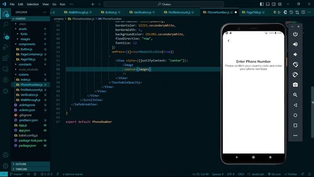 Complete Chat App | React Native UI | Ep 1 смотреть онлайн