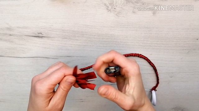 МК резинка из ЛЕНИВЫХ КОСИЧЕК / канзаши / Faixa elástica MK de LAZY BRAIDS / fita de cetim kanzashi смотреть онлайн