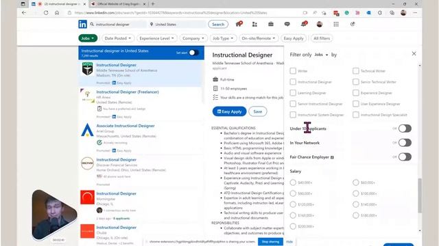 LinkedIn Job Search by Company Size смотреть онлайн