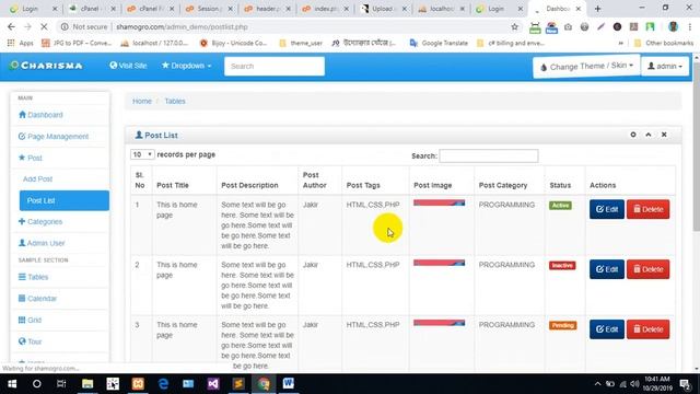 OOP PHP StartUp Admin Panel Template With Login System. смотреть онлайн