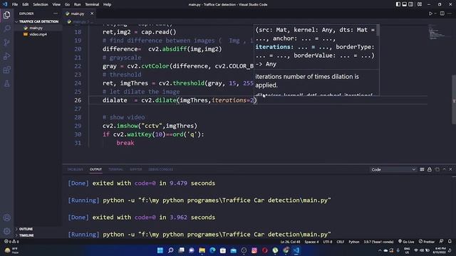 Movement Detection | Using Open -cv | Python Tutorial For Beginner | #mrlazyprogrammer смотреть онлайн